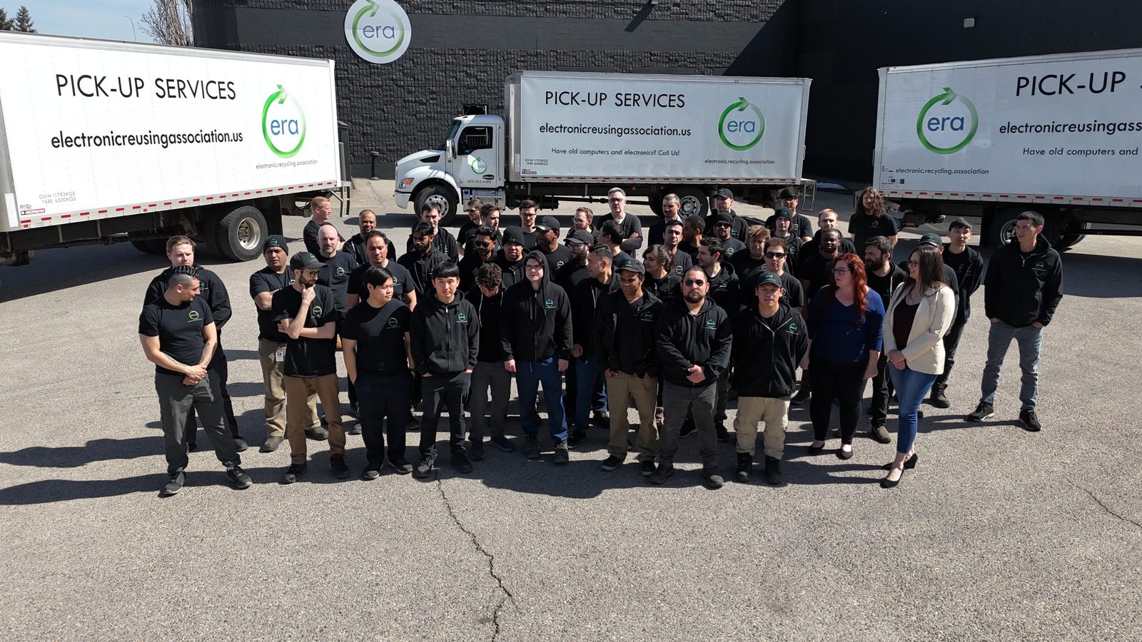 ERA team members gathered for a group photo